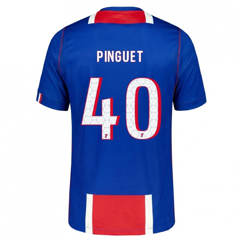 Danxen Enfant Maillot Alice Pinguet #40 Rouge Blanc Bleu Tenues Domicile 2026/27 T-Shirt