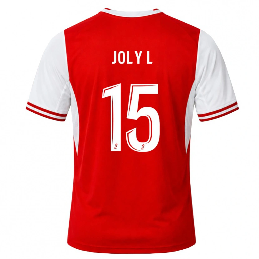 Danxen Enfant Maillot Lou Ann Joly #15 Rouge Blanc Tenues Domicile 2026/27 T-Shirt