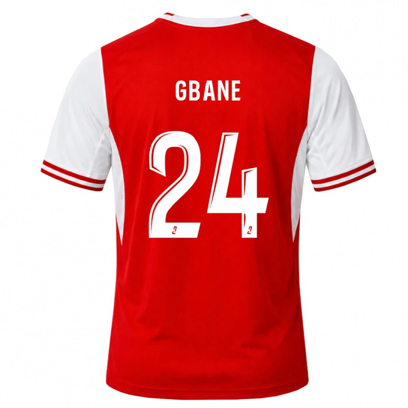 Danxen Enfant Maillot Mory Gbane #24 Rouge Blanc Tenues Domicile 2026/27 T-Shirt