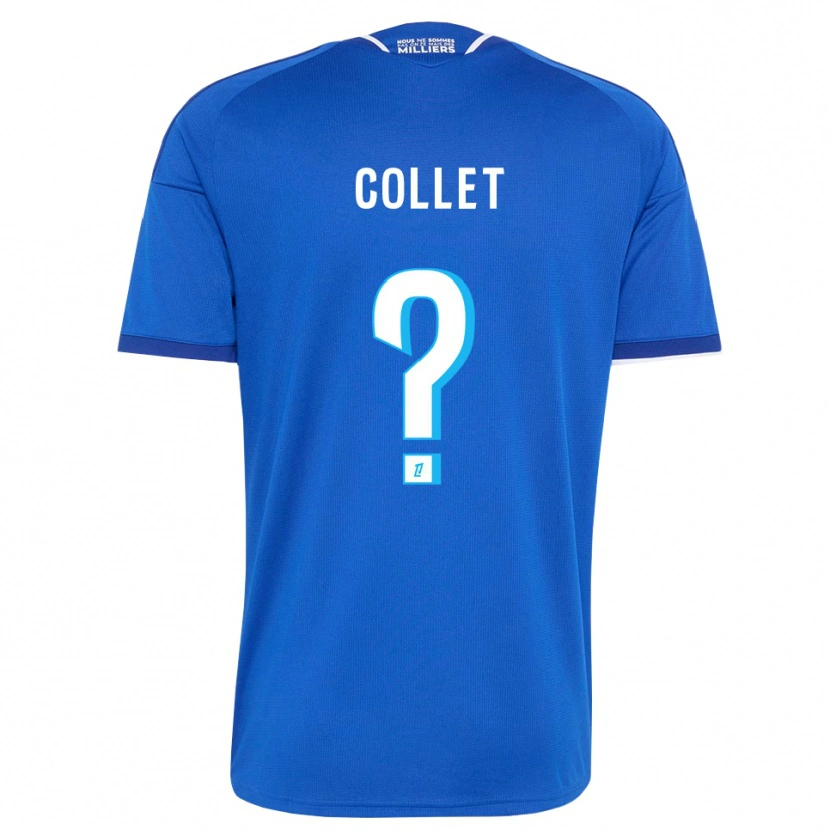 Danxen Enfant Maillot Arthur Tirard Collet #0 Bleu Royal Blanc Tenues Domicile 2026/27 T-Shirt