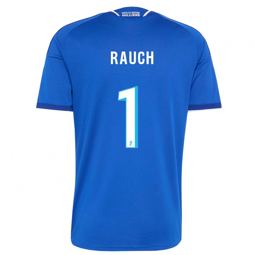 Danxen Enfant Maillot Hugo Rauch #1 Bleu Royal Blanc Tenues Domicile 2026/27 T-Shirt