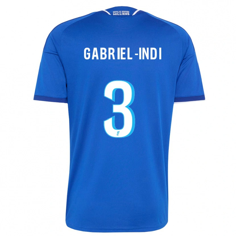 Danxen Enfant Maillot Amizade Gabriel-Indi #3 Bleu Royal Blanc Tenues Domicile 2026/27 T-Shirt