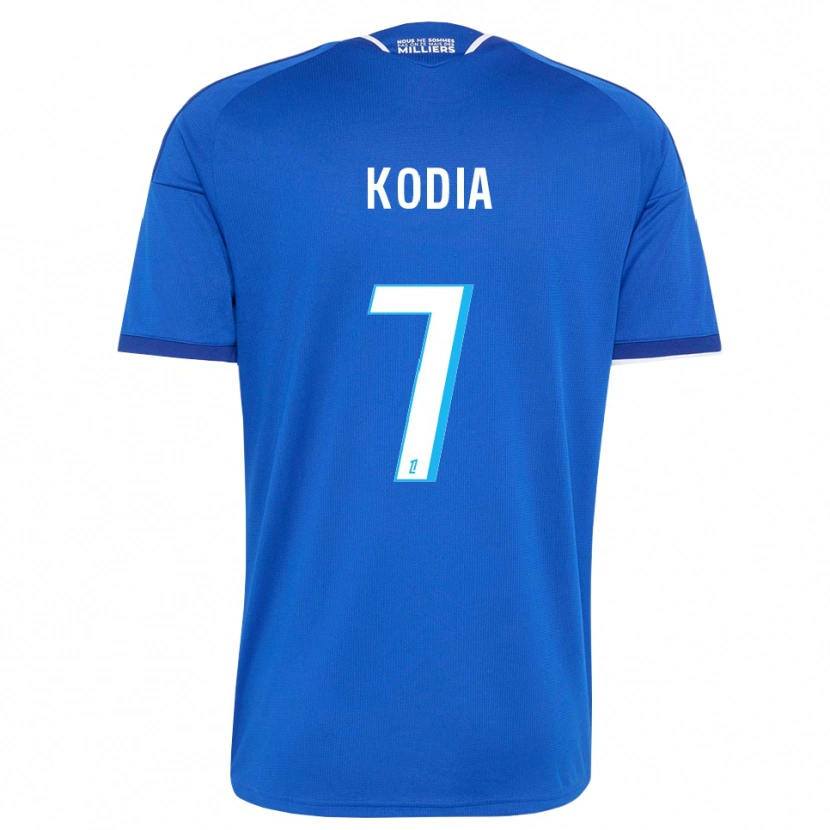 Danxen Enfant Maillot Ghianny Kodia #7 Bleu Royal Blanc Tenues Domicile 2026/27 T-Shirt