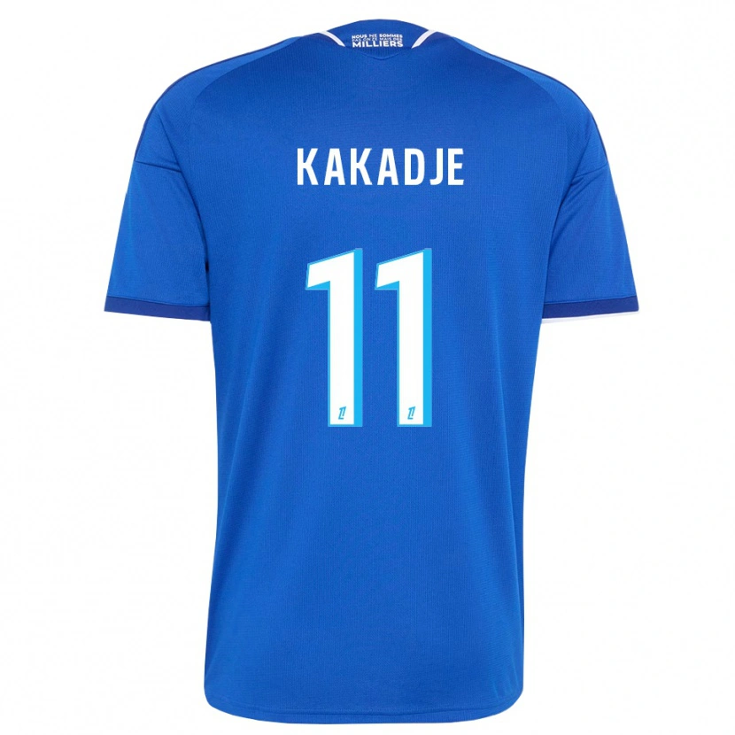 Danxen Enfant Maillot Dan-Marcel Kakadje #11 Bleu Royal Blanc Tenues Domicile 2026/27 T-Shirt