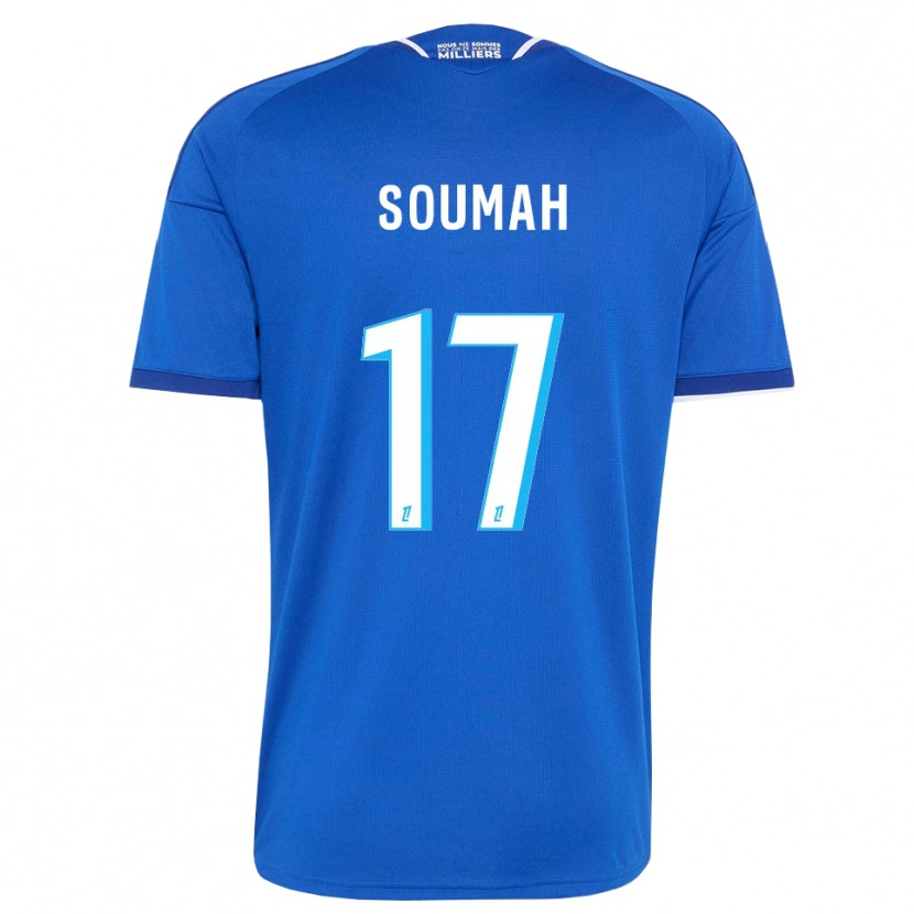 Danxen Enfant Maillot Malick Soumah #17 Bleu Royal Blanc Tenues Domicile 2026/27 T-Shirt