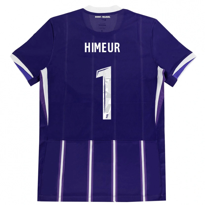 Danxen Enfant Maillot Thomas Himeur #1 Violet Blanc Tenues Domicile 2026/27 T-Shirt