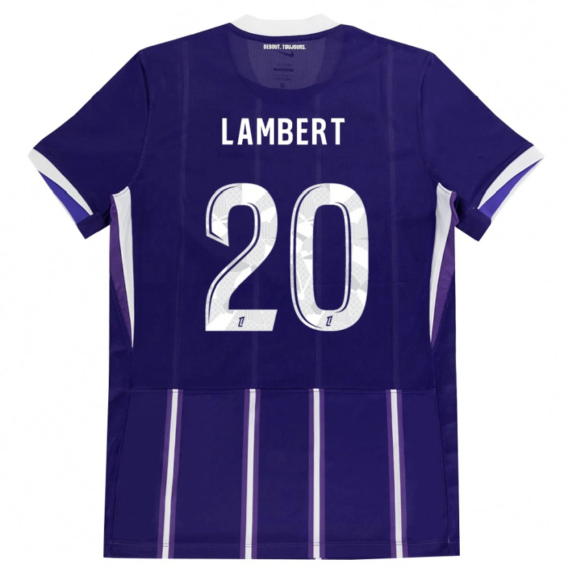 Danxen Enfant Maillot Sarah Lambert #20 Violet Blanc Tenues Domicile 2026/27 T-Shirt