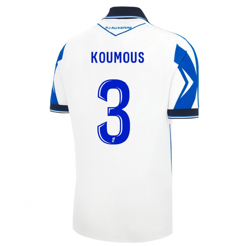 Danxen Enfant Maillot Ken Koumous #3 Noir Blanc Bleu Tenues Domicile 2026/27 T-Shirt