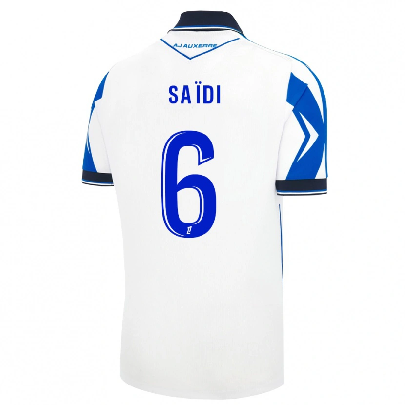Danxen Enfant Maillot Elyes Saïdi #6 Noir Blanc Bleu Tenues Domicile 2026/27 T-Shirt
