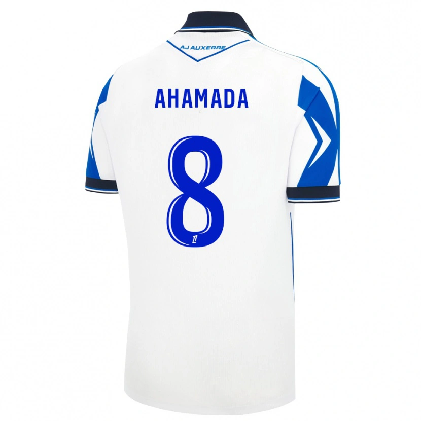 Danxen Enfant Maillot Naouirou Ahamada #8 Noir Blanc Bleu Tenues Domicile 2026/27 T-Shirt