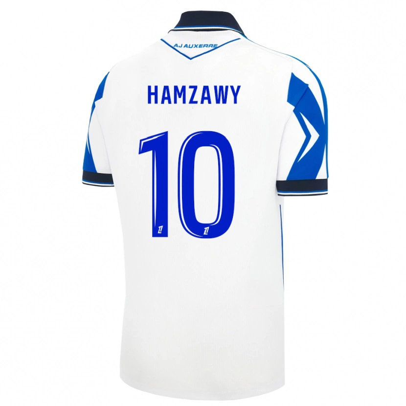 Danxen Enfant Maillot Redwan Eid Hamzawiy #10 Noir Blanc Bleu Tenues Domicile 2026/27 T-Shirt