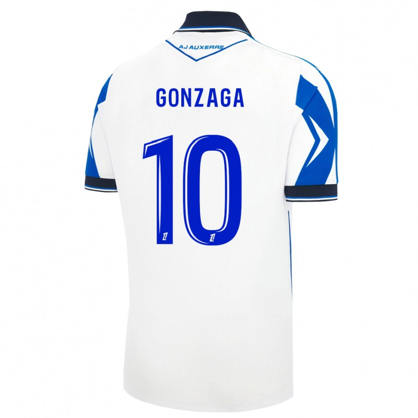 Danxen Enfant Maillot Jamal Gonzaga #10 Noir Blanc Bleu Tenues Domicile 2026/27 T-Shirt