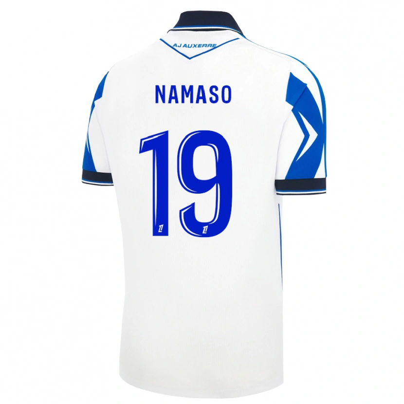 Danxen Enfant Maillot Danny Namaso #19 Noir Blanc Bleu Tenues Domicile 2026/27 T-Shirt