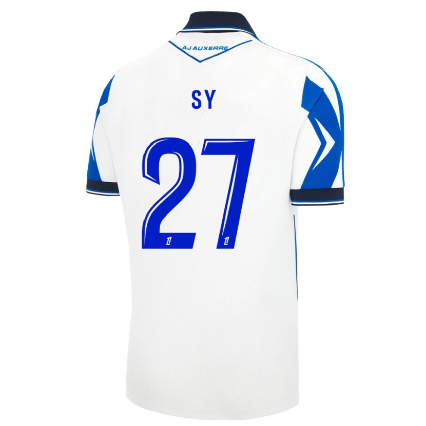 Danxen Enfant Maillot Lamine Sy #27 Noir Blanc Bleu Tenues Domicile 2026/27 T-Shirt