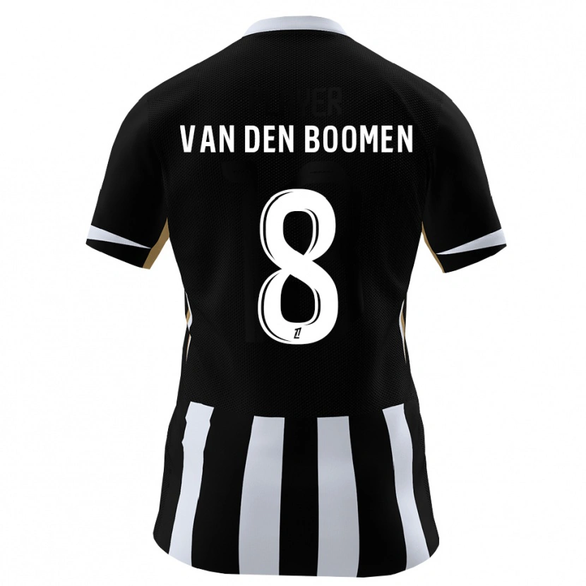 Danxen Enfant Maillot Branco Van Den Boomen #8 Noir Bleu Tenues Domicile 2026/27 T-Shirt