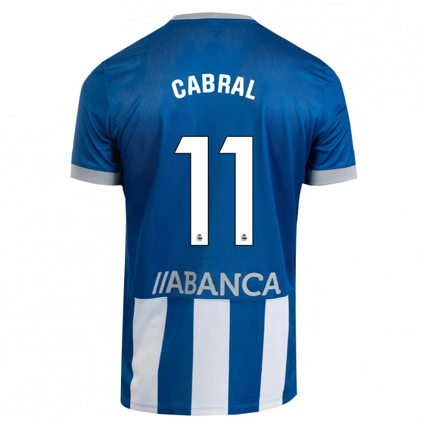 Danxen Enfant Maillot Millene Cabral #11 Bleu Gris Blanc Tenues Domicile 2026/27 T-Shirt