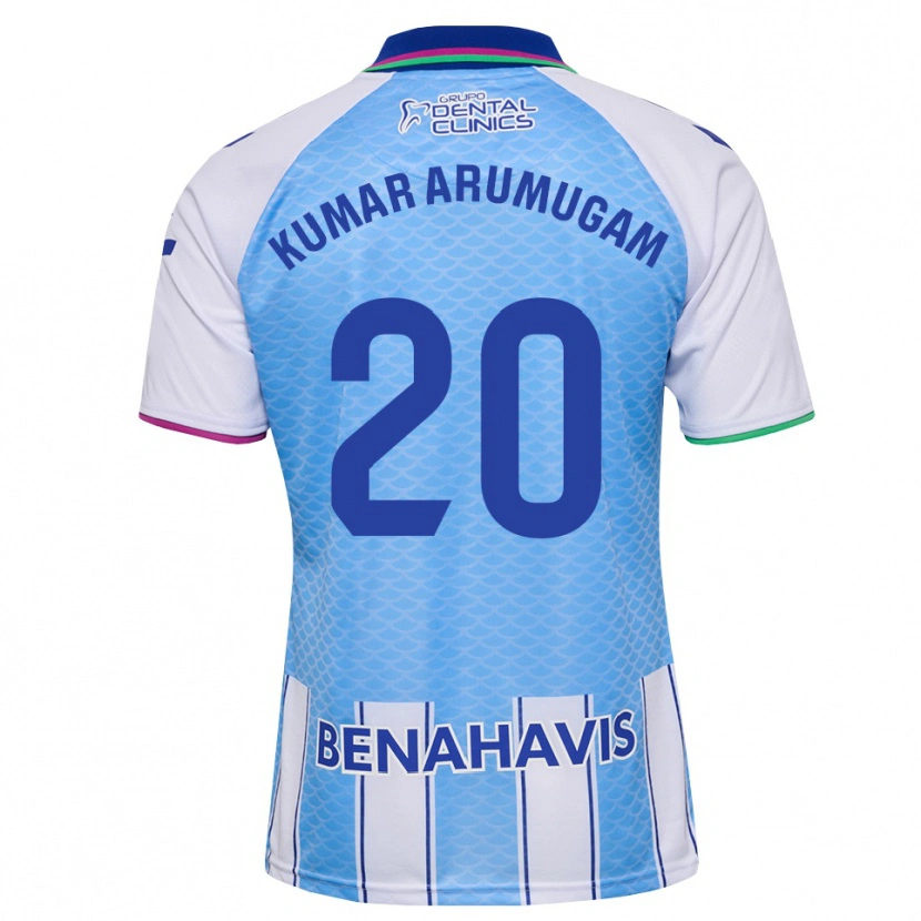 Danxen Enfant Maillot Suk Kumar Arumugam #20 Bleu Ciel Profond Blanc Tenues Domicile 2026/27 T-Shirt
