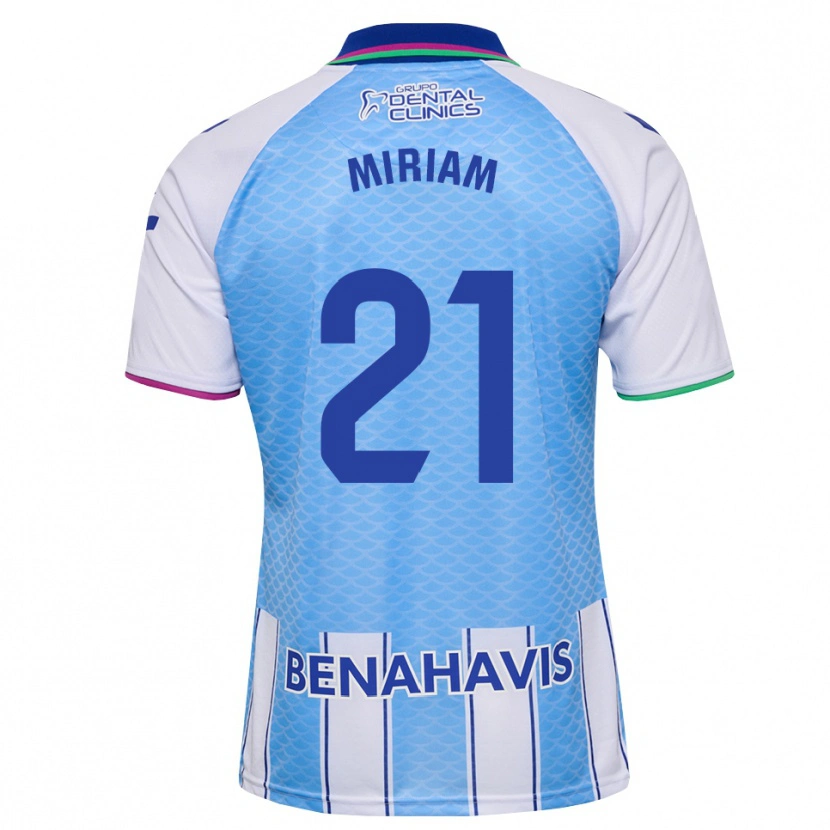 Danxen Enfant Maillot Miriam #21 Bleu Ciel Profond Blanc Tenues Domicile 2026/27 T-Shirt