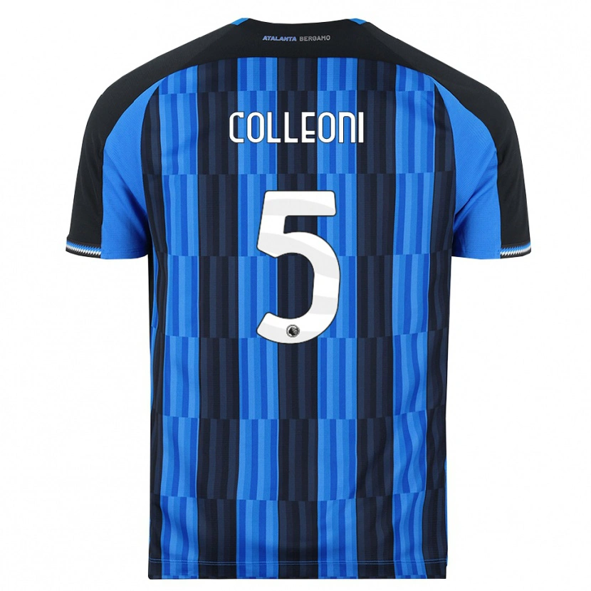 Danxen Enfant Maillot Giorgio Colleoni #5 Bleu Noir Rouge Tenues Domicile 2026/27 T-Shirt