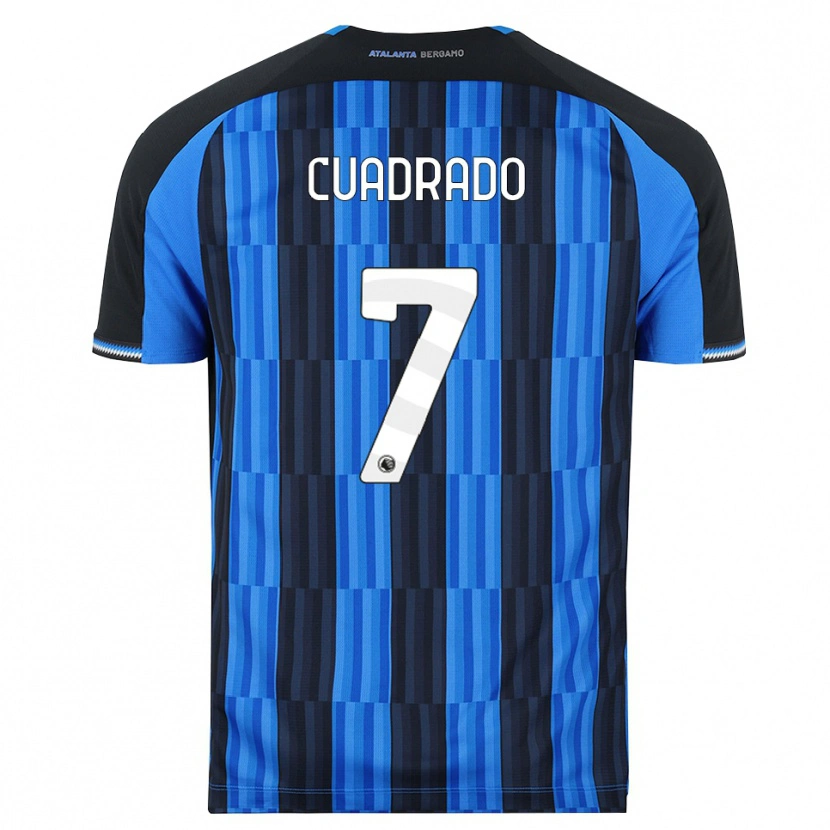 Danxen Enfant Maillot Juan Cuadrado #7 Bleu Noir Rouge Tenues Domicile 2026/27 T-Shirt