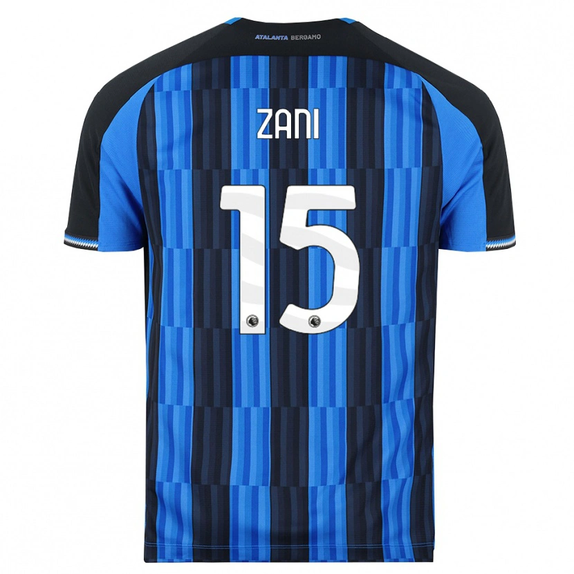 Danxen Enfant Maillot Filippo Zani #15 Bleu Noir Rouge Tenues Domicile 2026/27 T-Shirt