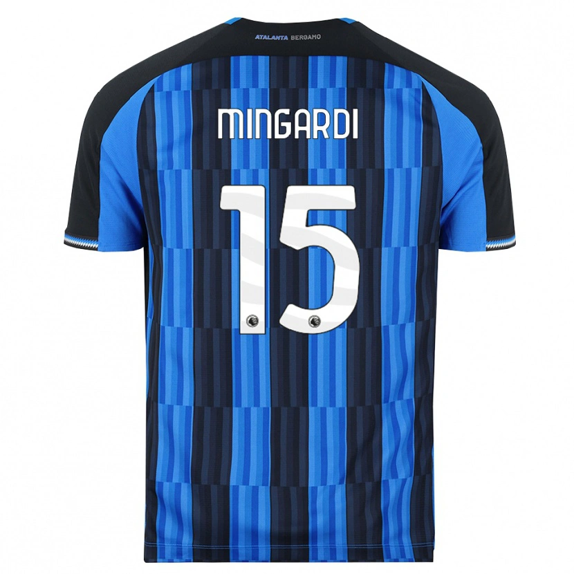 Danxen Enfant Maillot Davide Mingardi #15 Bleu Noir Rouge Tenues Domicile 2026/27 T-Shirt