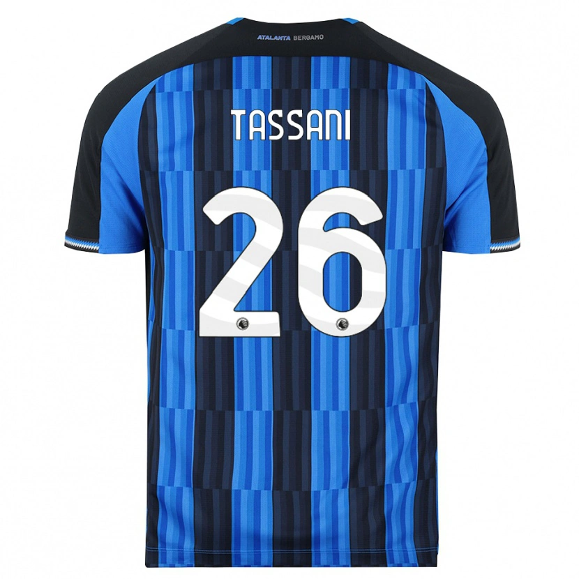 Danxen Enfant Maillot Alessandro Tassani #26 Bleu Noir Rouge Tenues Domicile 2026/27 T-Shirt