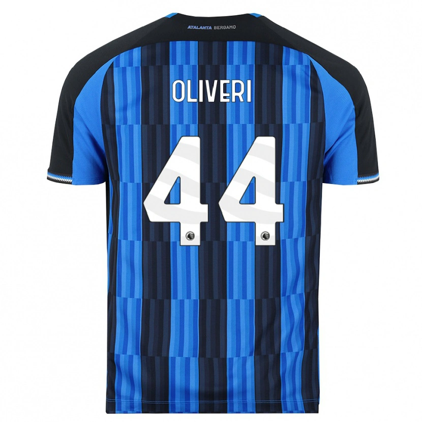 Danxen Enfant Maillot Andrea Oliveri #44 Bleu Noir Rouge Tenues Domicile 2026/27 T-Shirt