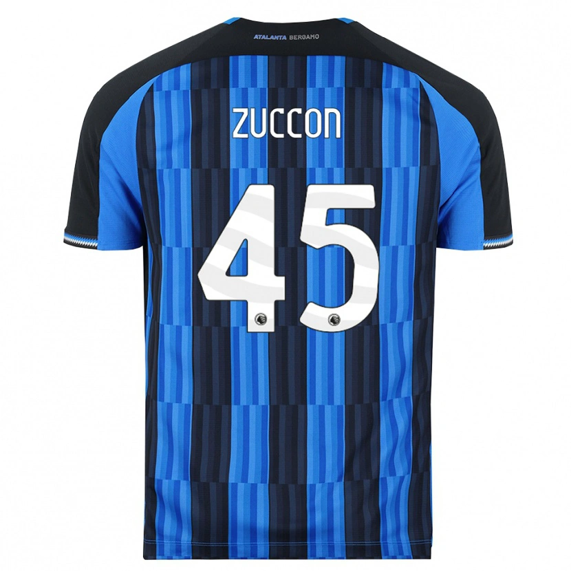 Danxen Enfant Maillot Federico Zuccon #45 Bleu Noir Rouge Tenues Domicile 2026/27 T-Shirt