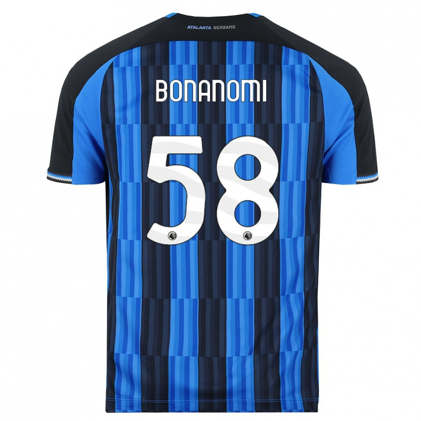 Danxen Enfant Maillot Andrea Bonanomi #58 Bleu Noir Rouge Tenues Domicile 2026/27 T-Shirt