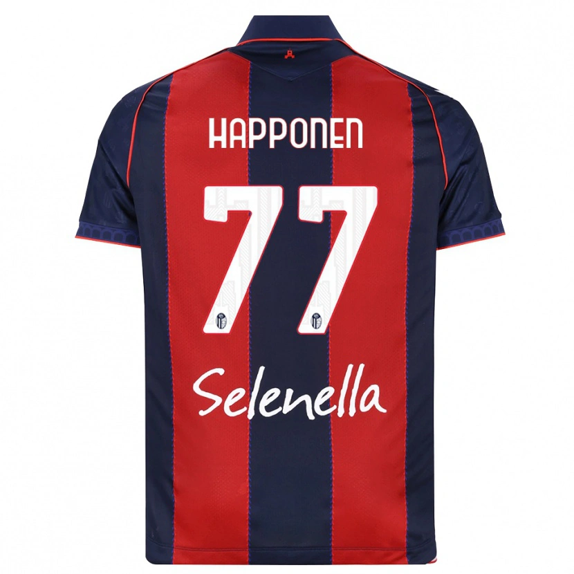 Danxen Enfant Maillot Ukko Happonen #77 Bleu Roi Rouge Blanc Tenues Domicile 2026/27 T-Shirt