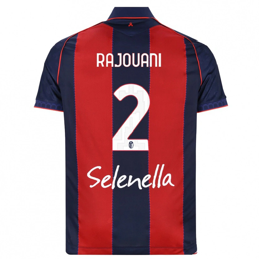 Danxen Enfant Maillot Yassir Rajouani #2 Bleu Roi Rouge Blanc Tenues Domicile 2026/27 T-Shirt