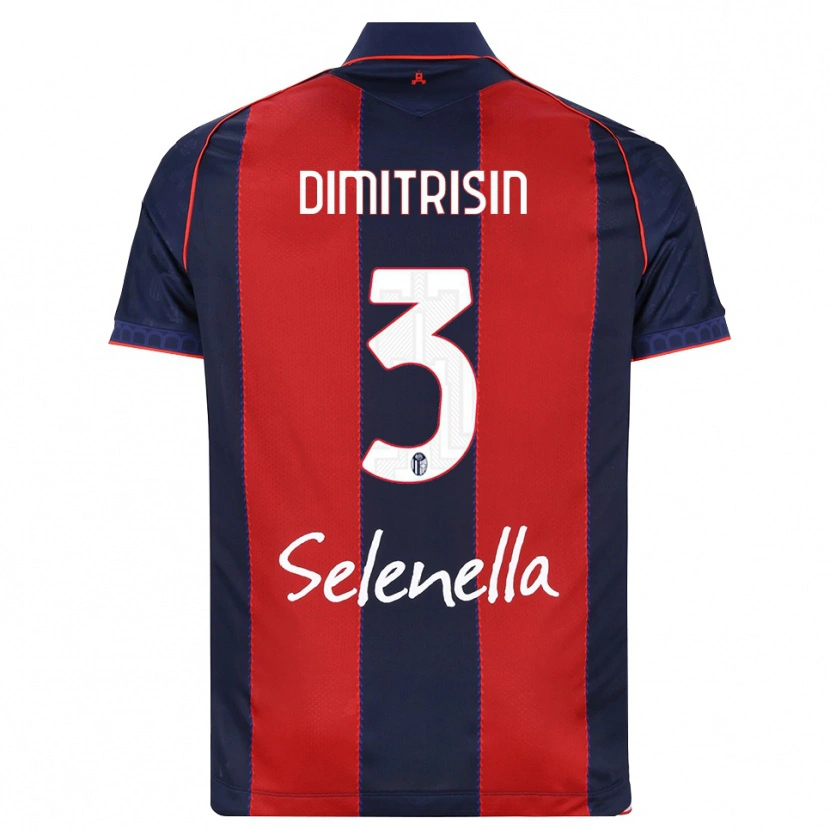 Danxen Enfant Maillot Danila Dimitrișin #3 Bleu Roi Rouge Blanc Tenues Domicile 2026/27 T-Shirt