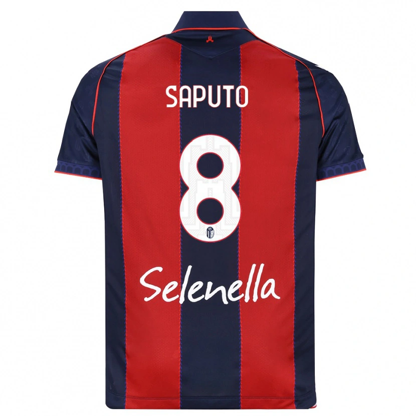 Danxen Enfant Maillot Jesse Saputo #8 Bleu Roi Rouge Blanc Tenues Domicile 2026/27 T-Shirt