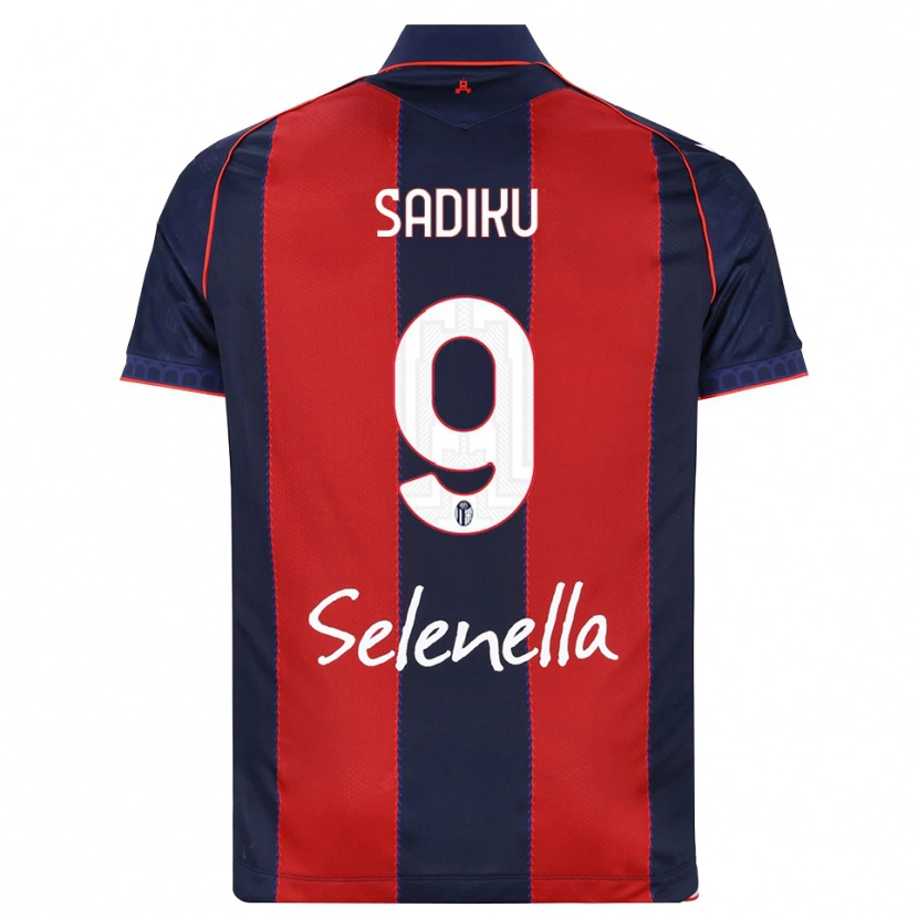 Danxen Enfant Maillot Bamir Sadiku #9 Bleu Roi Rouge Blanc Tenues Domicile 2026/27 T-Shirt