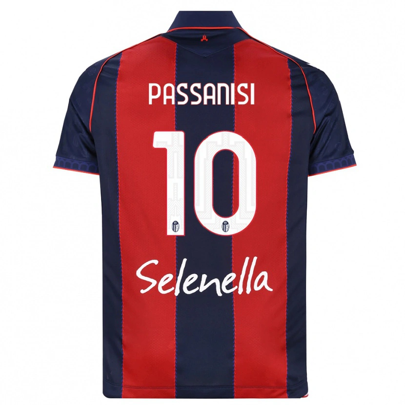 Danxen Enfant Maillot Fernando Passanisi #10 Bleu Roi Rouge Blanc Tenues Domicile 2026/27 T-Shirt