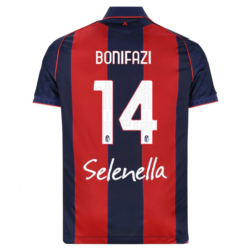 Danxen Enfant Maillot Kevin Bonifazi #14 Bleu Roi Rouge Blanc Tenues Domicile 2026/27 T-Shirt