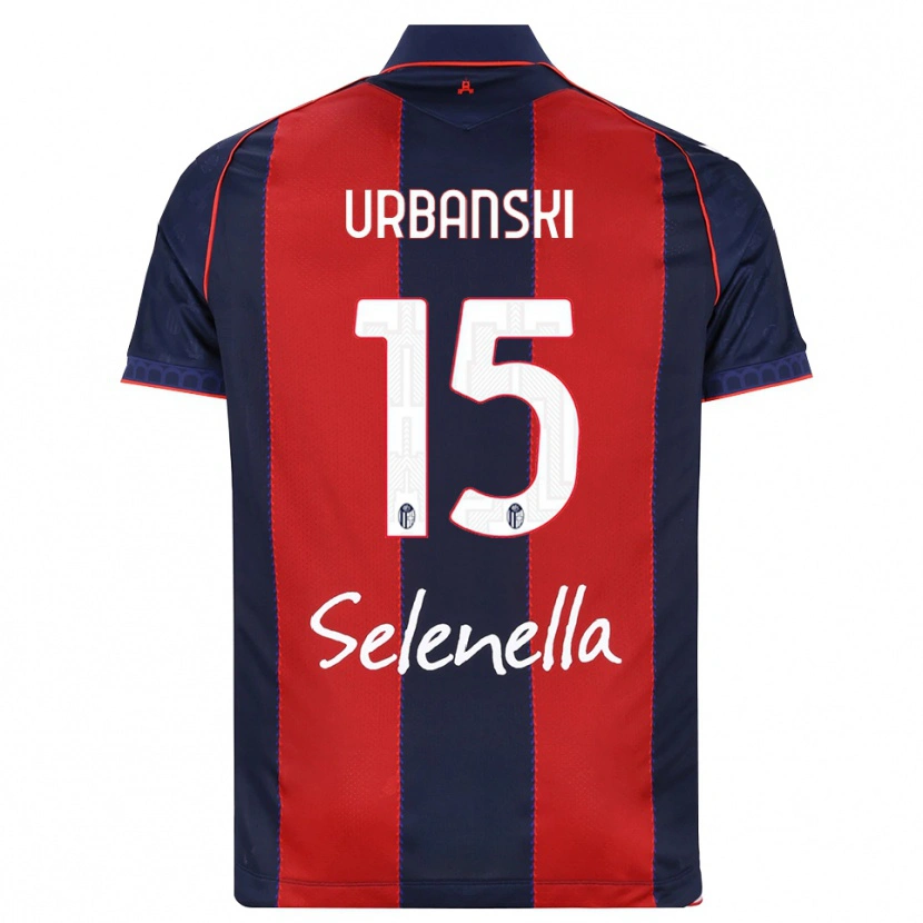 Danxen Enfant Maillot Dominik Urbanski #15 Bleu Roi Rouge Blanc Tenues Domicile 2026/27 T-Shirt