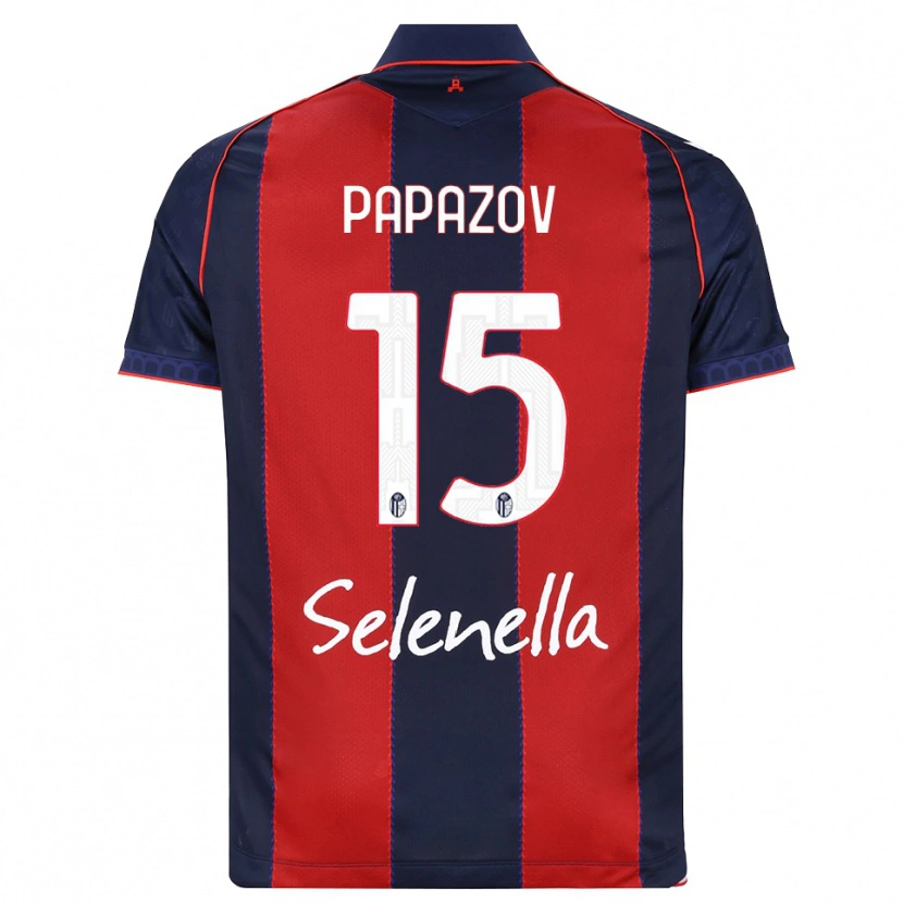 Danxen Enfant Maillot Dimitar Papazov #15 Bleu Roi Rouge Blanc Tenues Domicile 2026/27 T-Shirt
