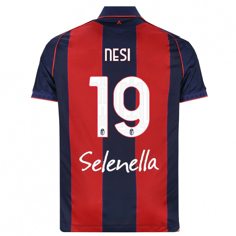 Danxen Enfant Maillot Luca Nesi #19 Bleu Roi Rouge Blanc Tenues Domicile 2026/27 T-Shirt