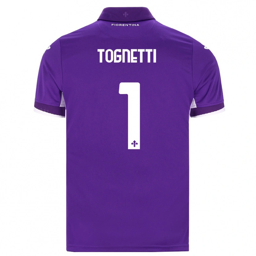 Danxen Enfant Maillot Laerte Tognetti #1 Violet Blanc Rose Tenues Domicile 2026/27 T-Shirt