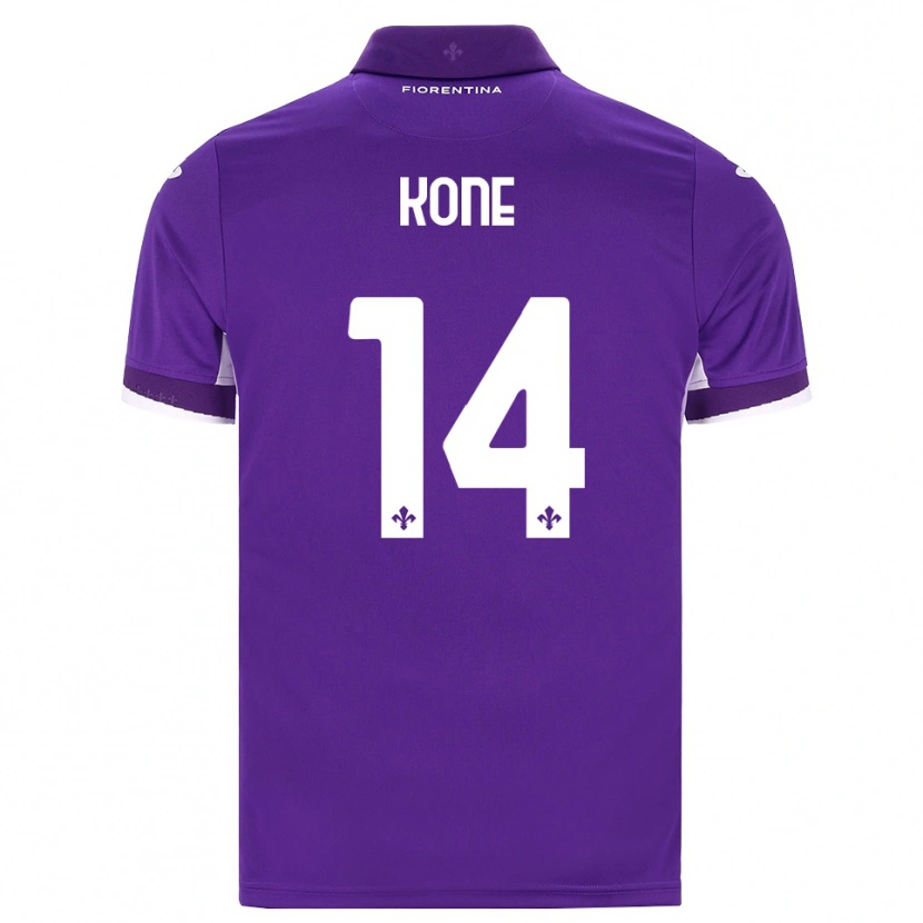 Danxen Enfant Maillot Mevale Kone #14 Violet Blanc Rose Tenues Domicile 2026/27 T-Shirt