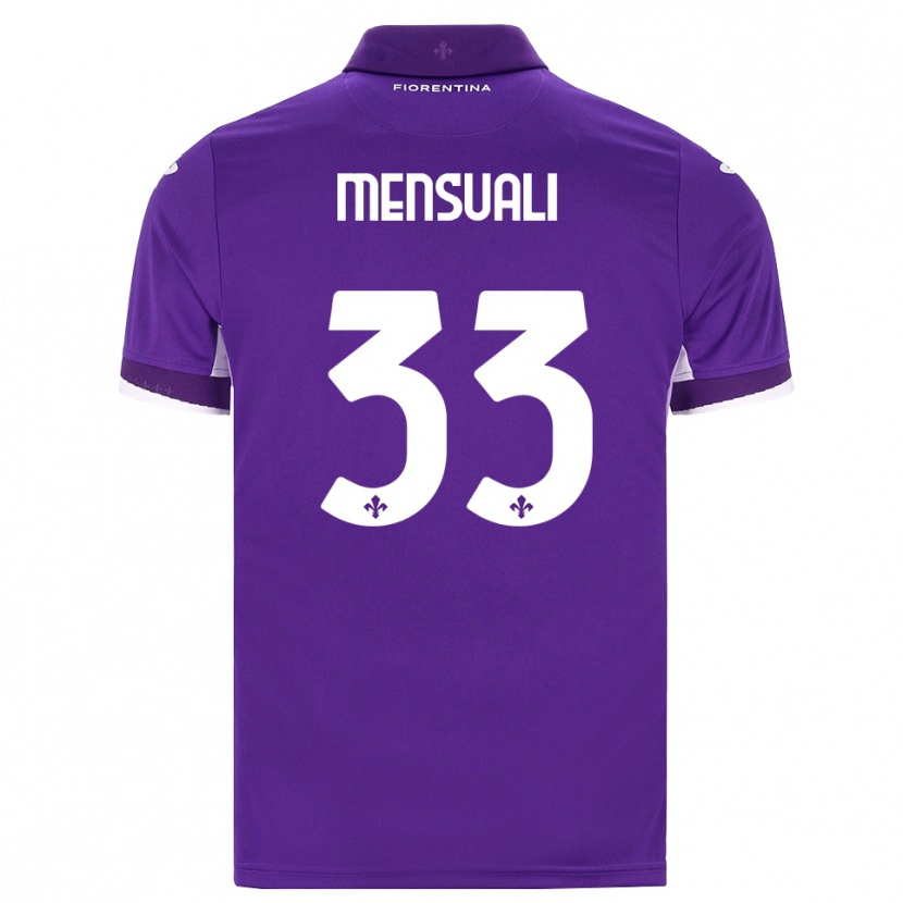 Danxen Enfant Maillot Alice Mensuali #33 Violet Blanc Rose Tenues Domicile 2026/27 T-Shirt