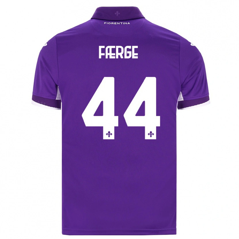 Danxen Enfant Maillot Emma Færge #44 Violet Blanc Rose Tenues Domicile 2026/27 T-Shirt