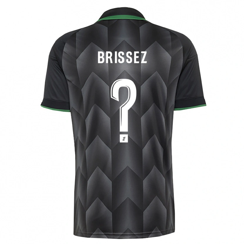 Danxen Enfant Maillot Baptiste Brissez #0 Blanc Noir Vert Tenues Extérieur 2026/27 T-Shirt