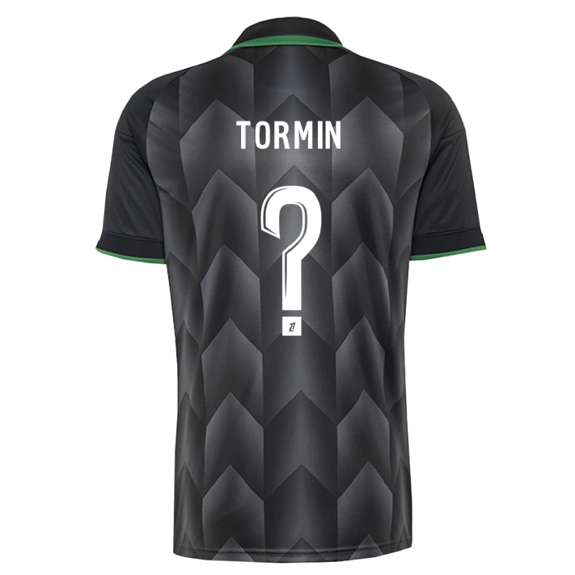 Danxen Enfant Maillot Sean Tormin #0 Blanc Noir Vert Tenues Extérieur 2026/27 T-Shirt