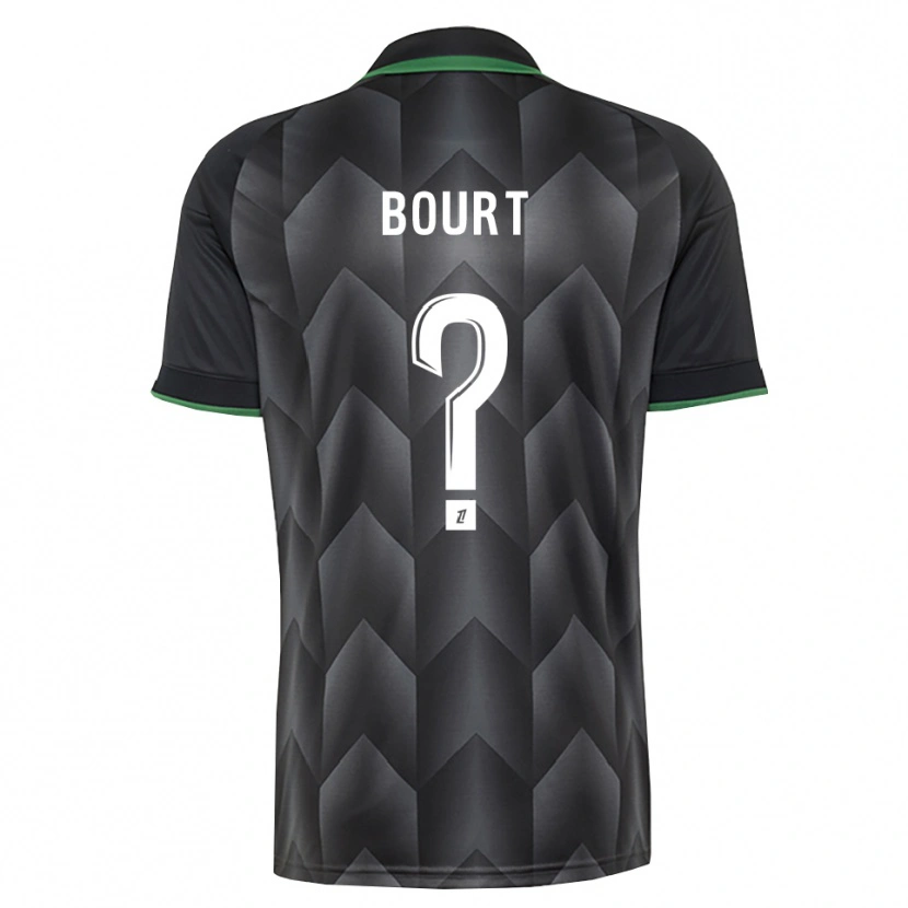 Danxen Enfant Maillot Chloé Bourt #0 Blanc Noir Vert Tenues Extérieur 2026/27 T-Shirt