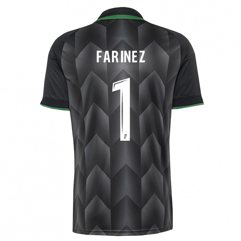 Danxen Enfant Maillot Wuilker Fariñez #1 Blanc Noir Vert Tenues Extérieur 2026/27 T-Shirt