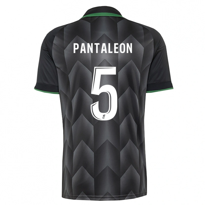 Danxen Enfant Maillot Tom Pantaleon #5 Blanc Noir Vert Tenues Extérieur 2026/27 T-Shirt