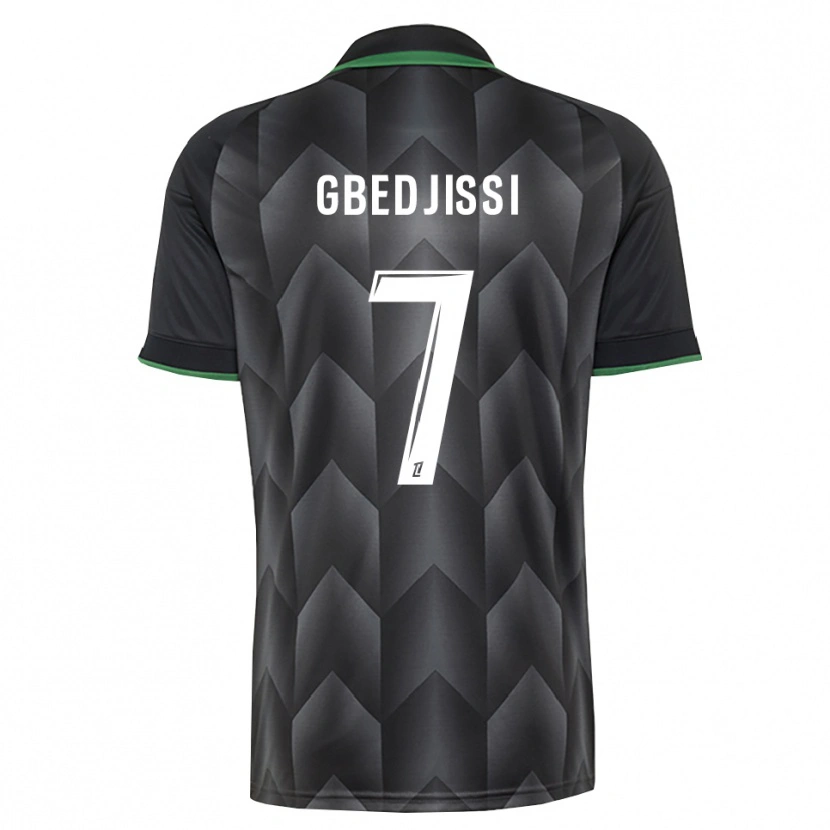 Danxen Enfant Maillot Aude Gbedjissi #7 Blanc Noir Vert Tenues Extérieur 2026/27 T-Shirt